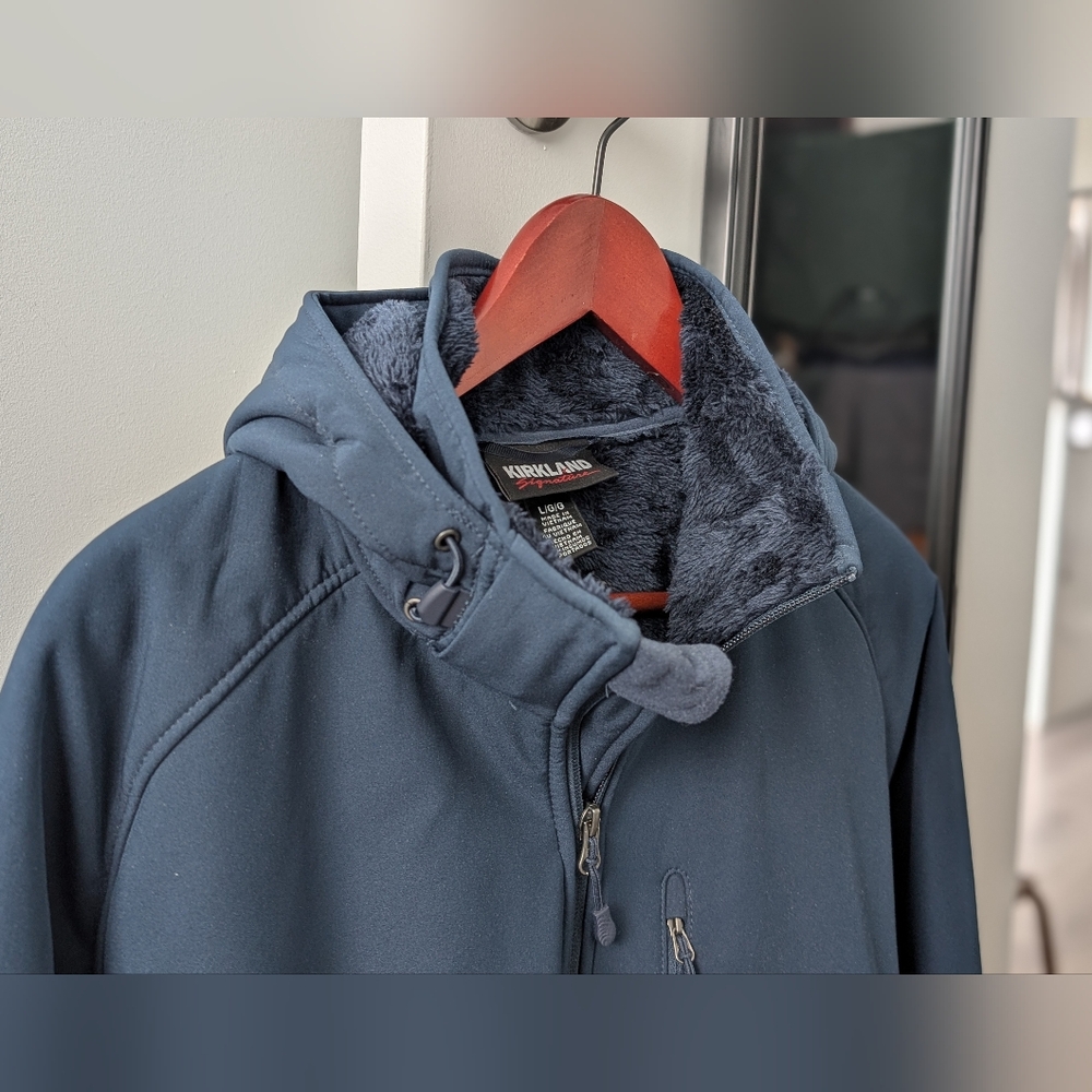 Men's Blue Softshell Jacket - Picture 2 of 11